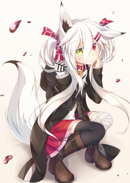 Белая кицунэ