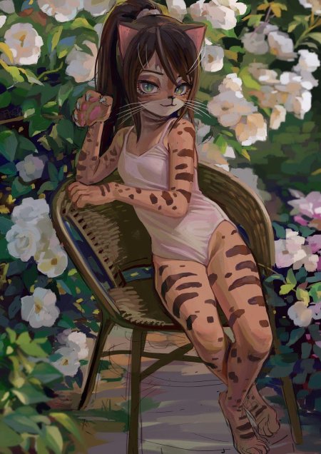 Фурри девушка