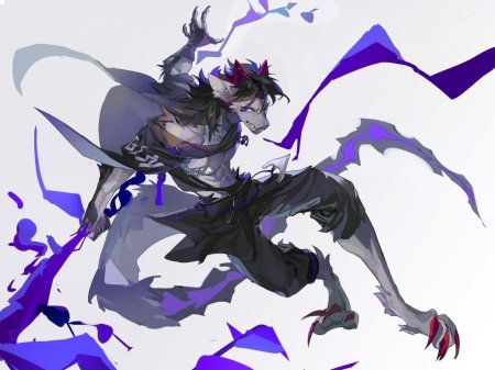 Волк фурри арт