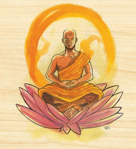 Будда лотос дзен