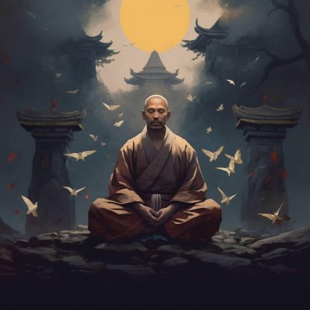 Monk meditation