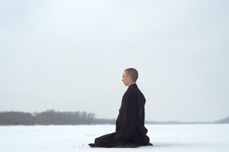 Дзадзен медитация монах