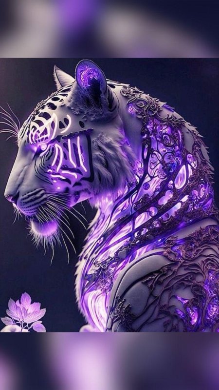 Фиолетовый тигр
