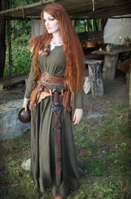 Платье кельты викинги