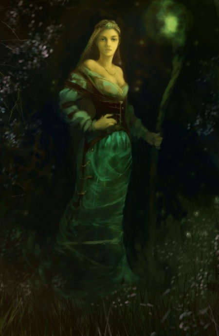 Славянская ведьма арт травница