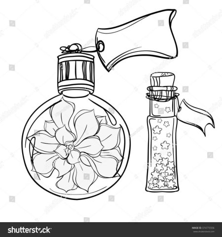 Раскраска зелье