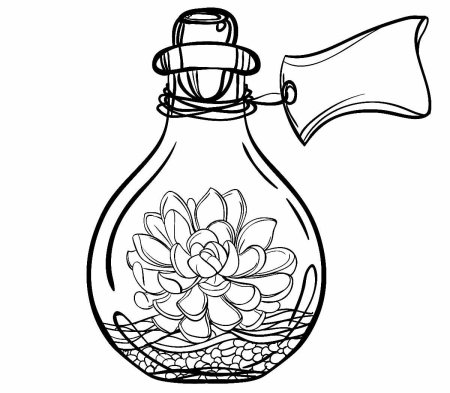 Зелье раскраска