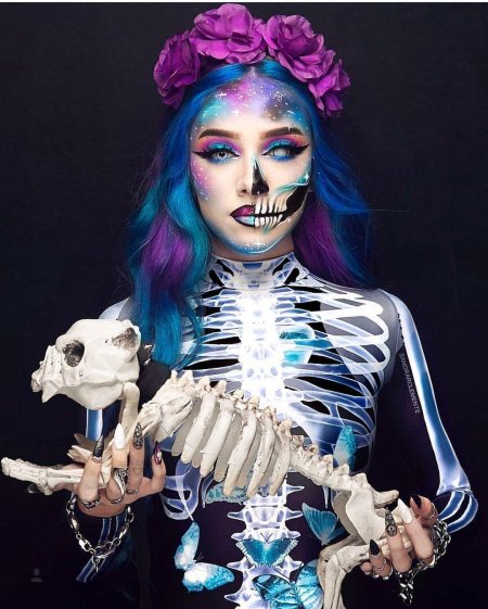 Идеи для хэллоуина макияж