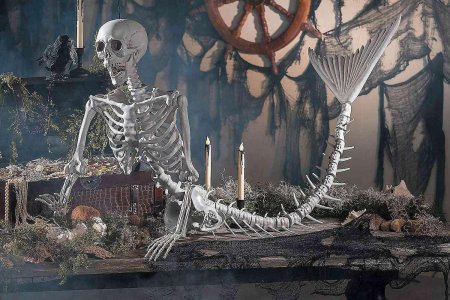 Скелет на хэллоуин