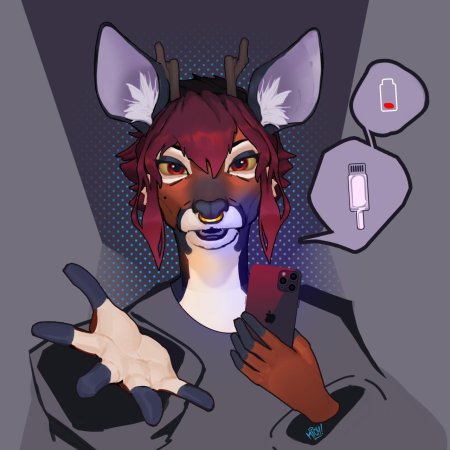 Олень фурри