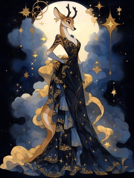 Олень фурри