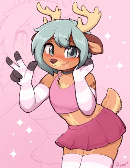 Фурри олени девушки