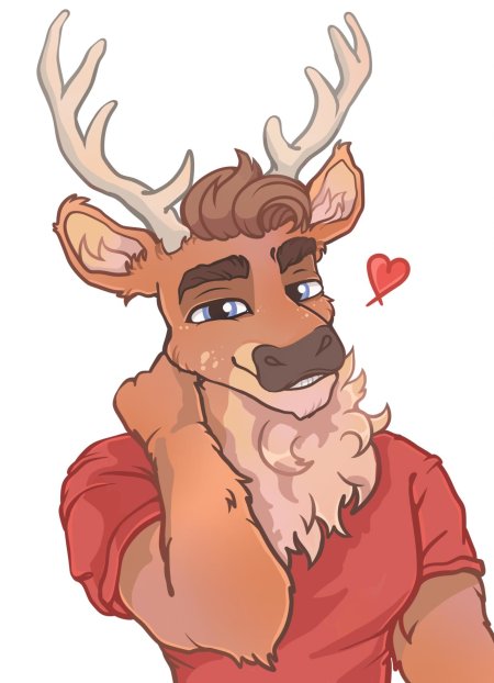 Рудольф оленёнок фурри