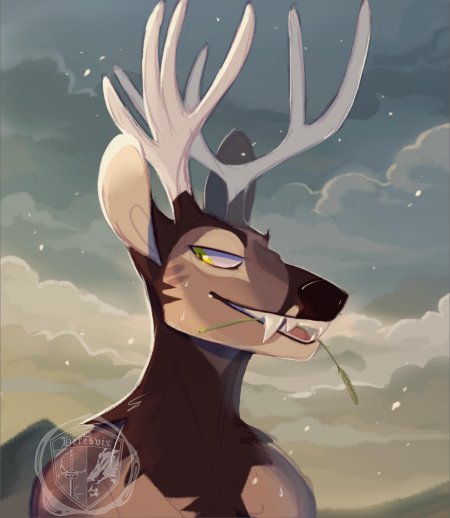 Саблезубый олень кабарга