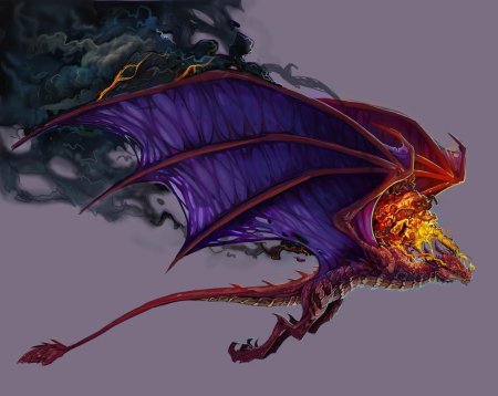 Опаловоглазый антипод дракон