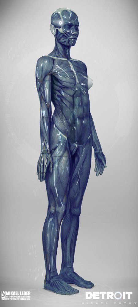 Detroit become human микаель леже концепт