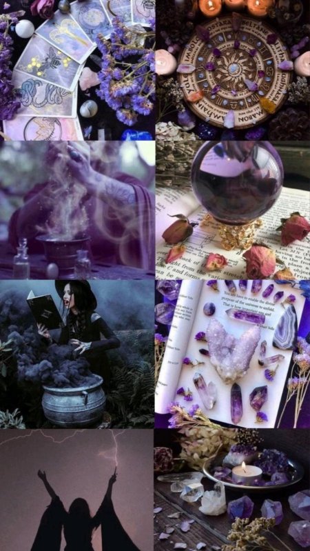 Эстетика ведьмы коллаж