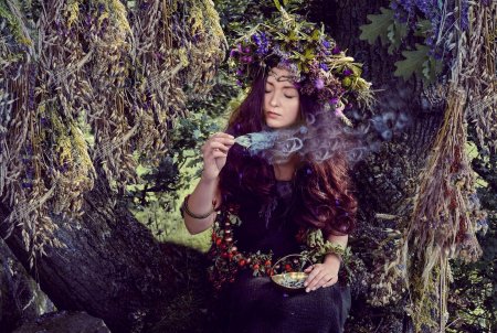 Обитель лесной ведьмы травник