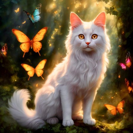 Очень красивая кошка