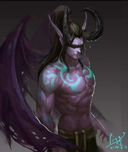 Демон иллидан варкрафт