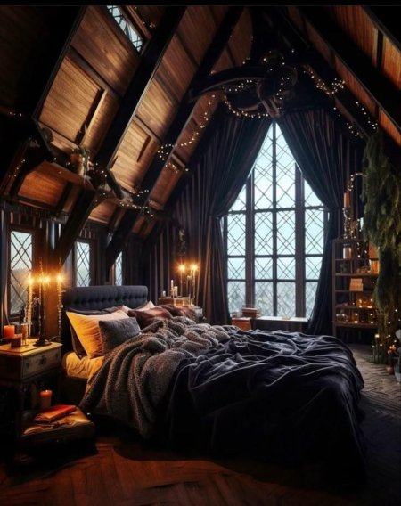 Готическая спальня