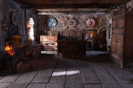 Средневековая комната