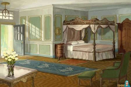 Спальня арт