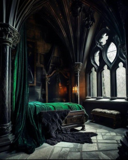 Интерьер готика