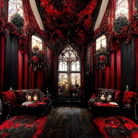 Интерьер в стиле готика