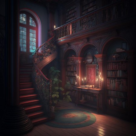 Геншин библиотека фон