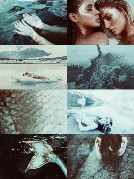 Эстетика русалок коллаж