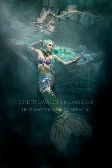 Фотосессия в стиле русалки