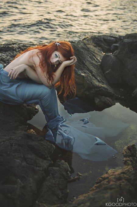 Фотосессия в стиле русалочки