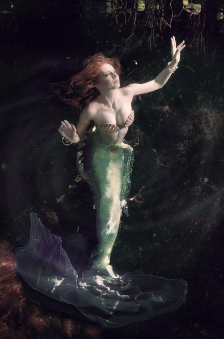 Фотосессия русалка