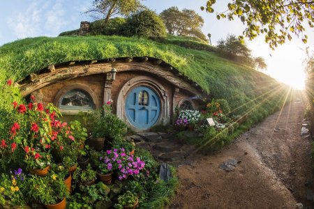 Hobbiton movie set