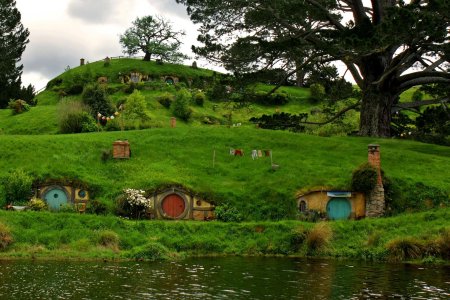 Новая зеландия деревня хоббитов