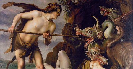 Хендрик гольциус кадм убивающий дракона