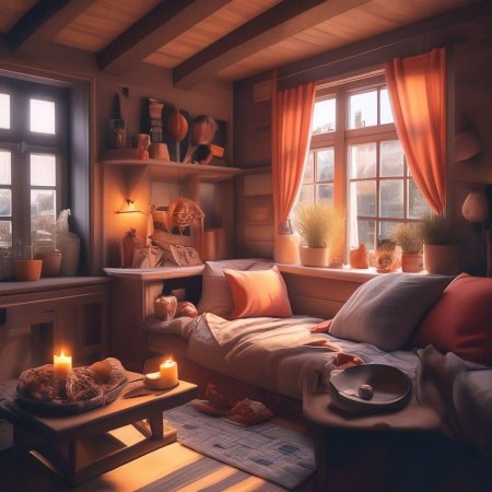 Гостиная уютная