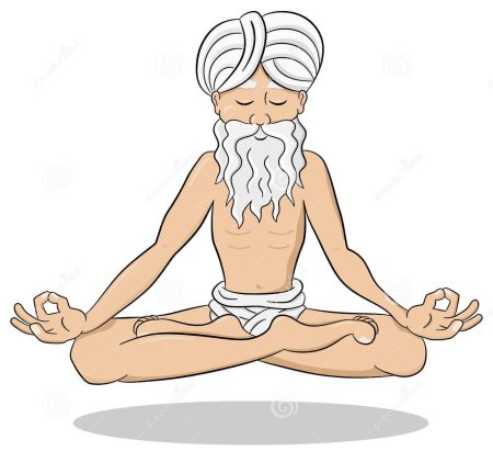 Йога рисунок для детей