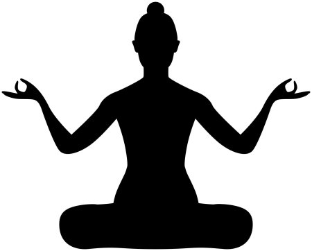 Силуэт йога