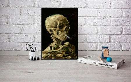 Винсент ван гог череп с горящей сигаретой