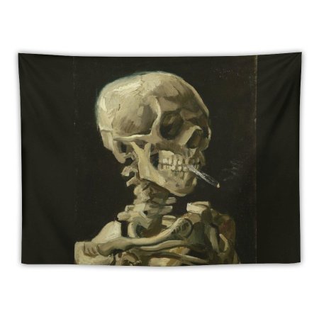 Винсент ван гог скелет с сигаретой