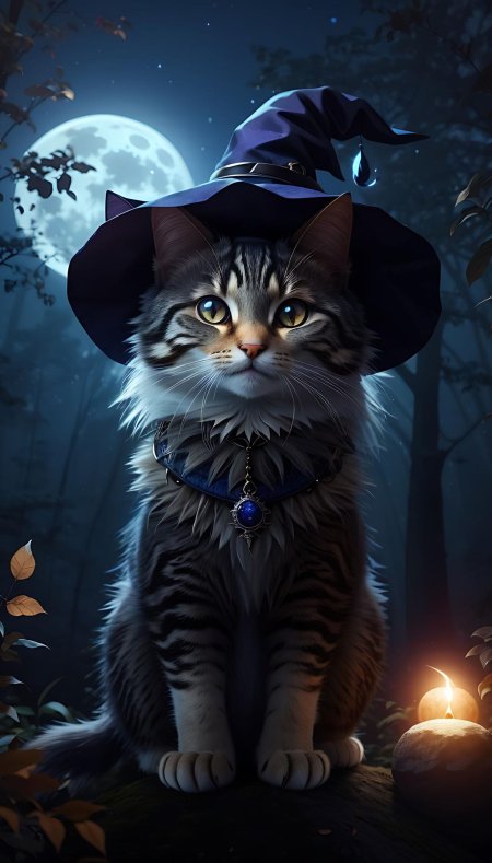 Хэллоуин кот