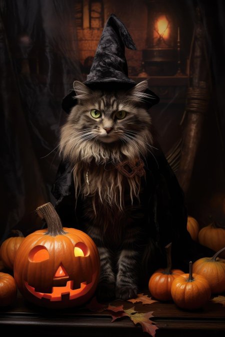 Хэллоуин ведьма