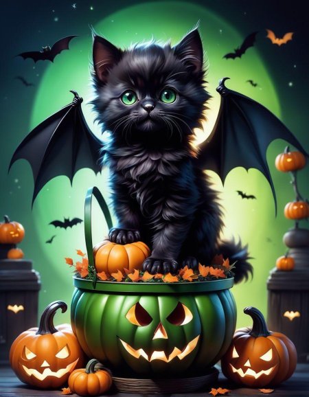 Halloween cat