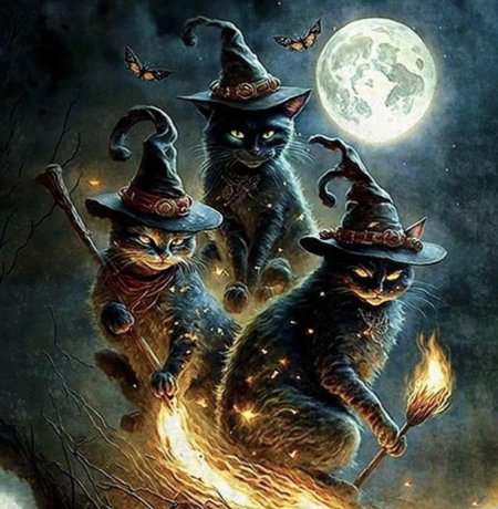 Хэллоуин кот