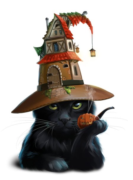 Хэллоуин кот