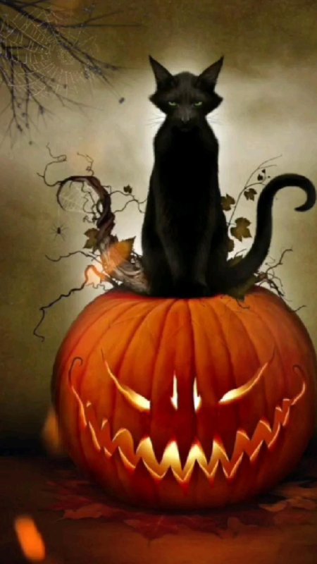 Хэллоуин кот