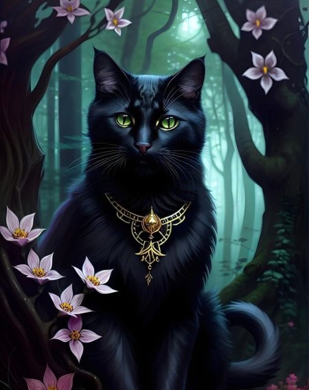 Чëрная кошка