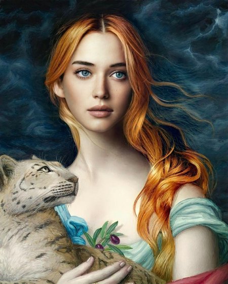 Женщина портрет